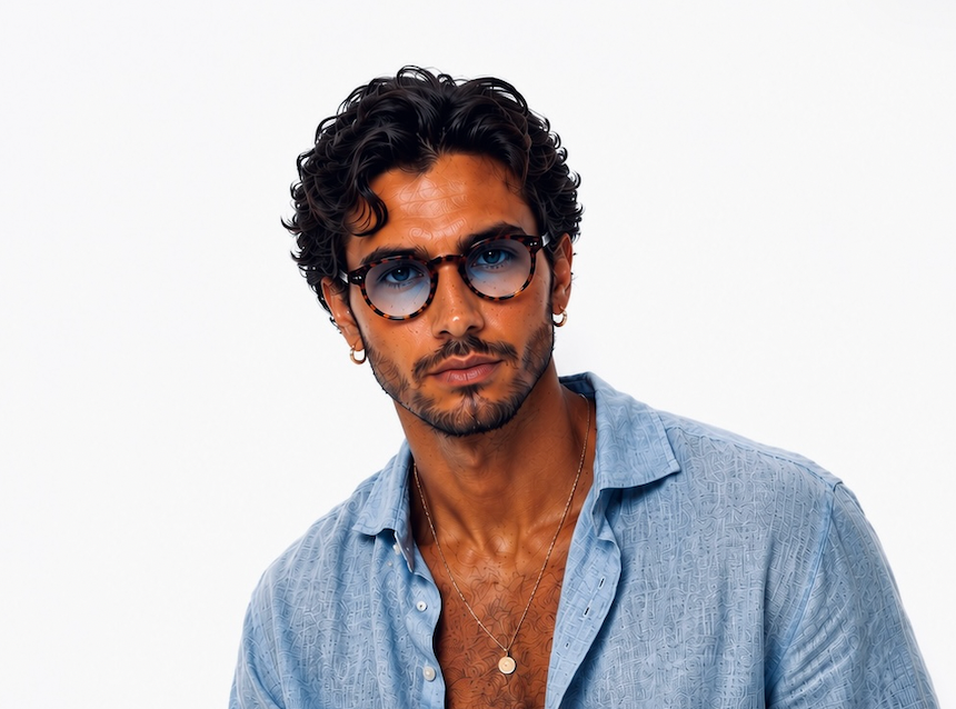 Lunettes de soleil écaille MIZ Eyewear portées